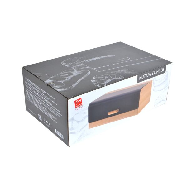 Sigma kutija za kruh ZJ-BA089-BL crno - Slika 2