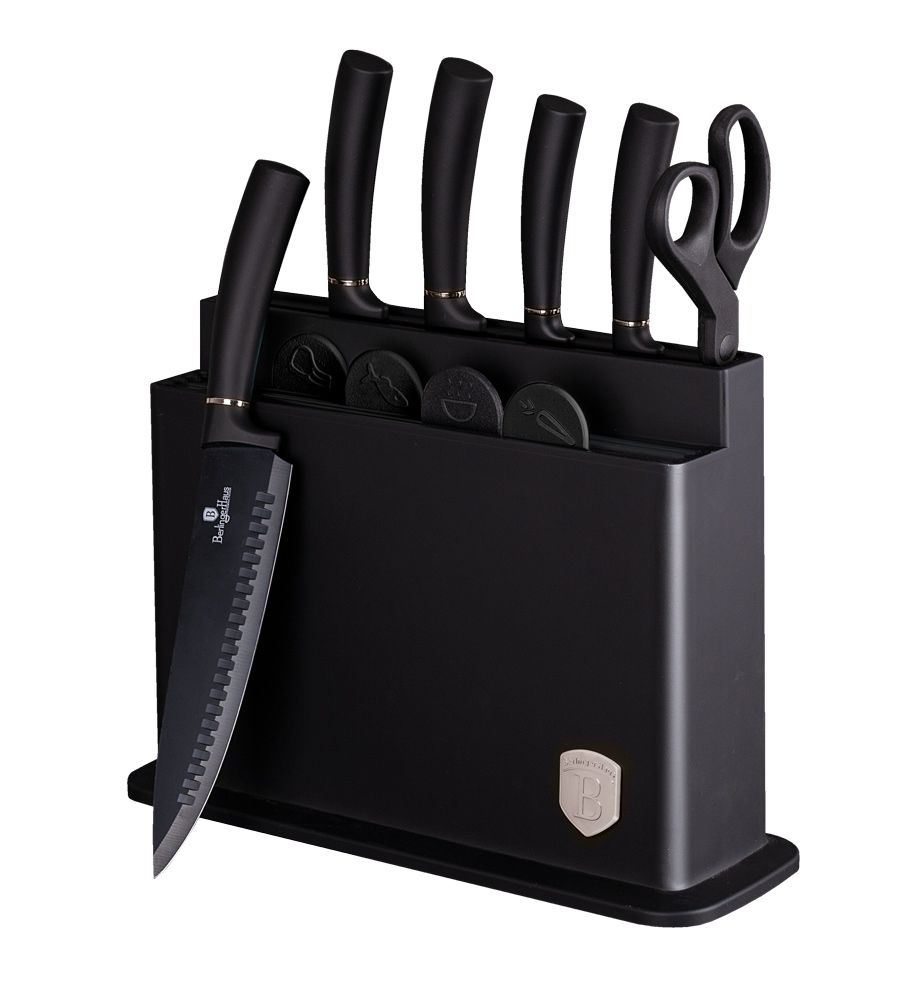 BERLINGER HAUS Portapane In Acciaio Inox BH-6294 – Nero E Argento, 38,5x28x18,5 Cm, Pratico E Moderno