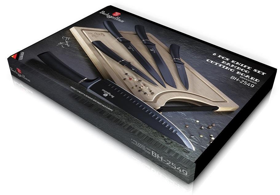 Berlinger Haus Black Rose set noževa + daska BH-2549N - Slika 2