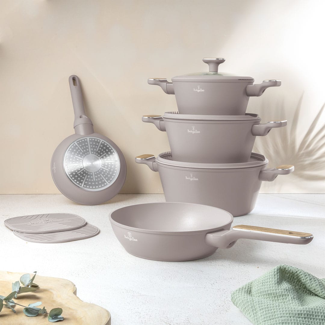 Berlinger Haus Taupe Nordic set posuđa 10/1 BH- - Slika 4