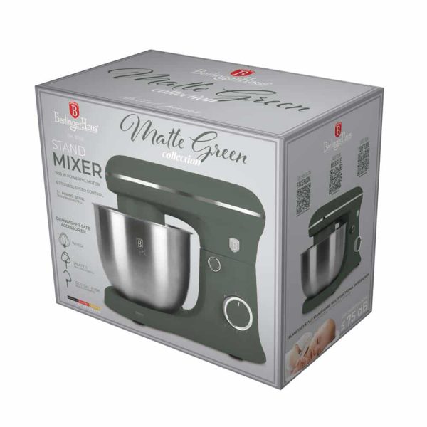 Berlinger Haus Matte Green mikser s posudom BH-9768 - Slika 2