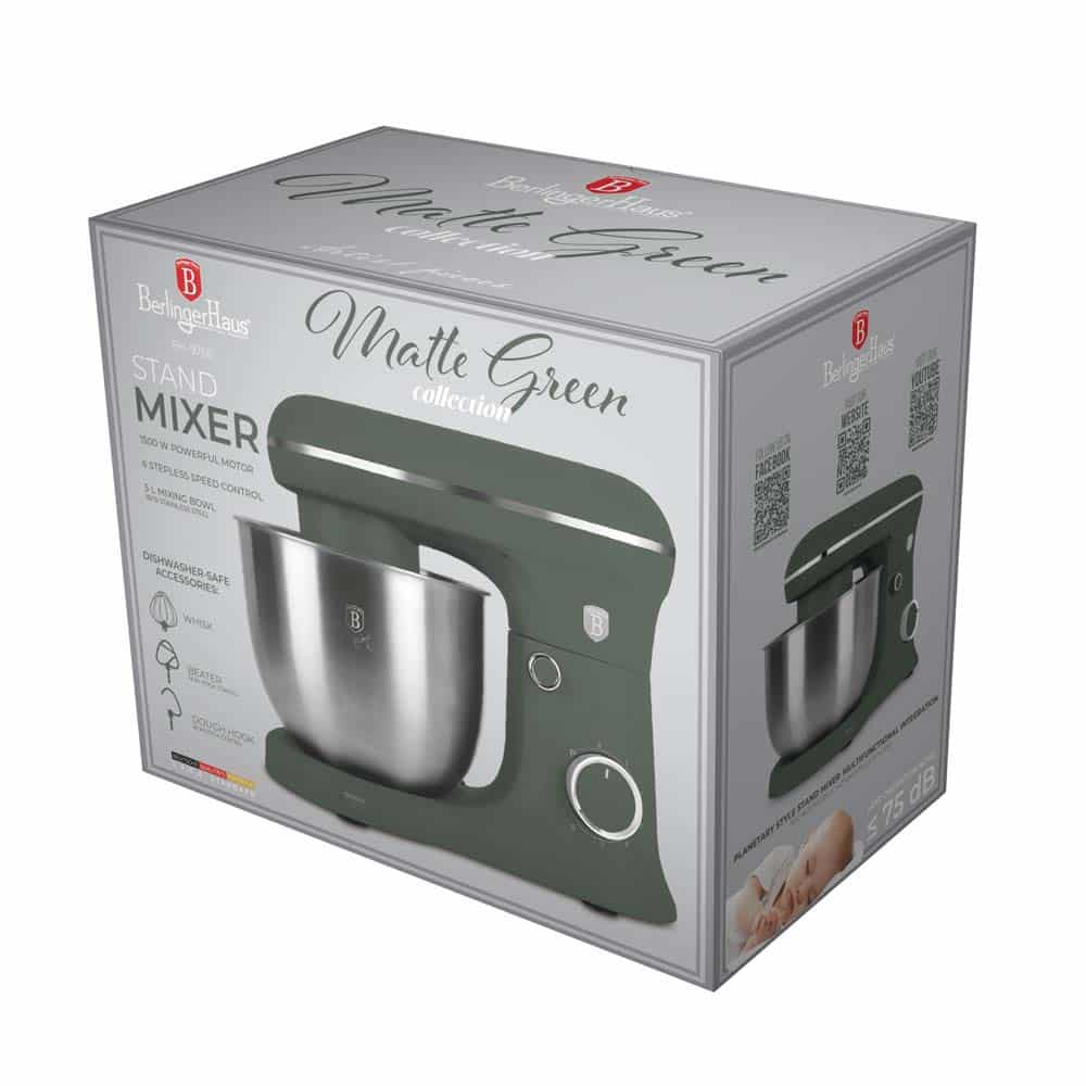 Berlinger Haus Matte Green mikser s posudom BH-9768 - Slika 2