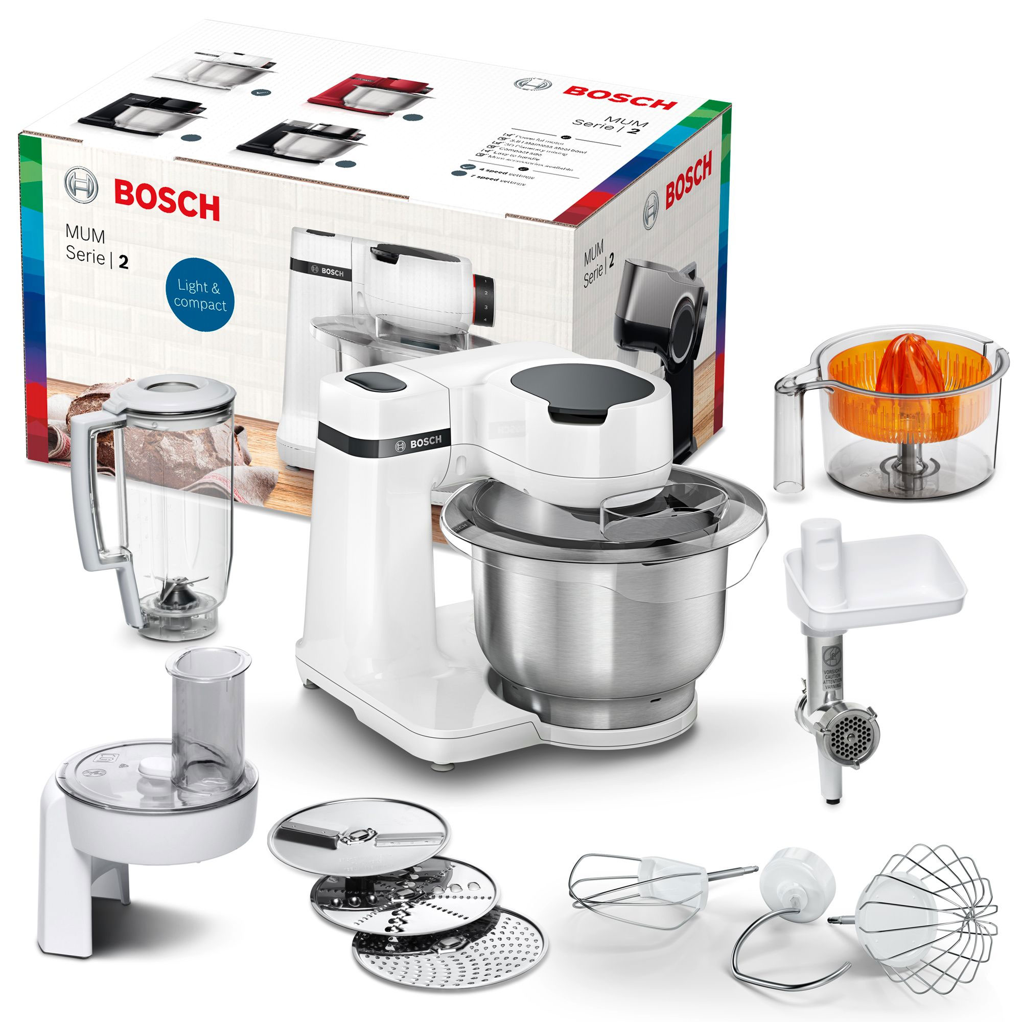 Kuhinjski robot Bosch MUMS2EW40 5u1 700W - Slika 2